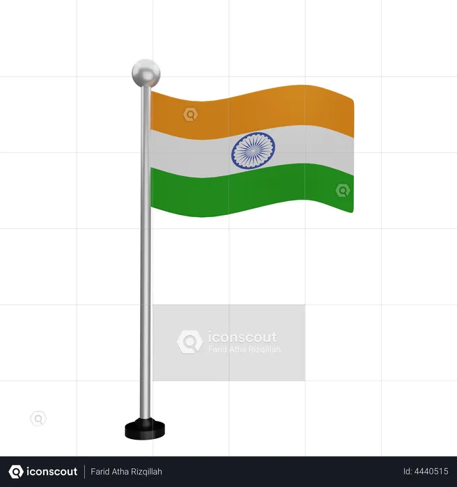 India Flag Flag 3D Flag