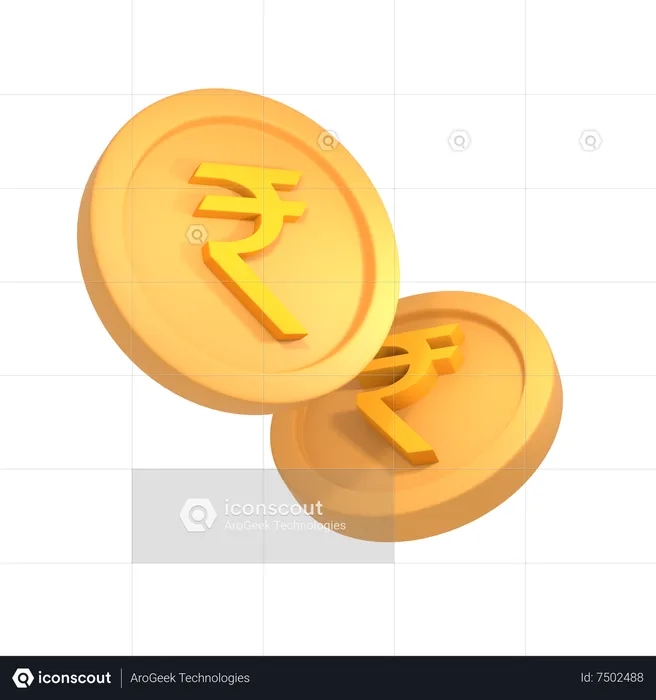 Indian rupee  3D Icon