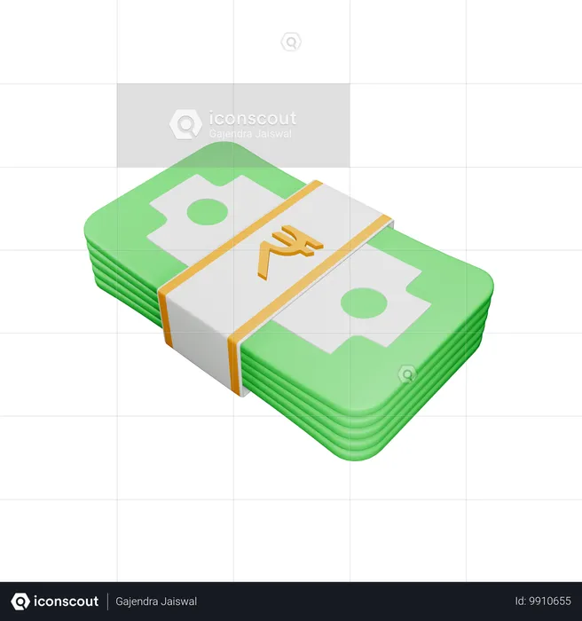 Indian rupee  3D Icon