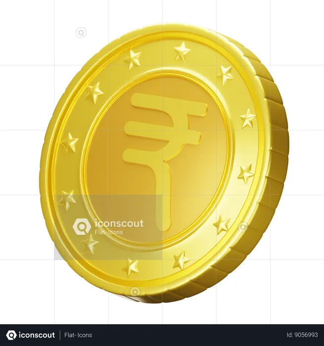 Indian Rupee Symbol  3D Icon