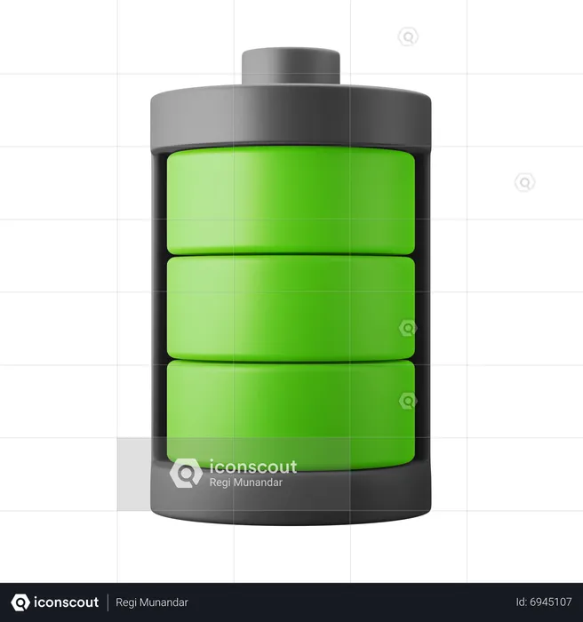 Indicateur de batterie  3D Icon