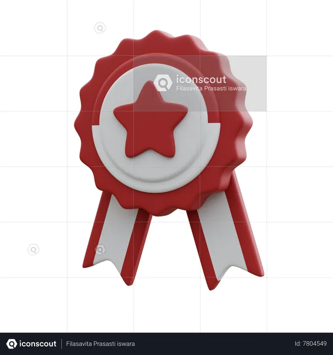 Indonesia Badge  3D Icon