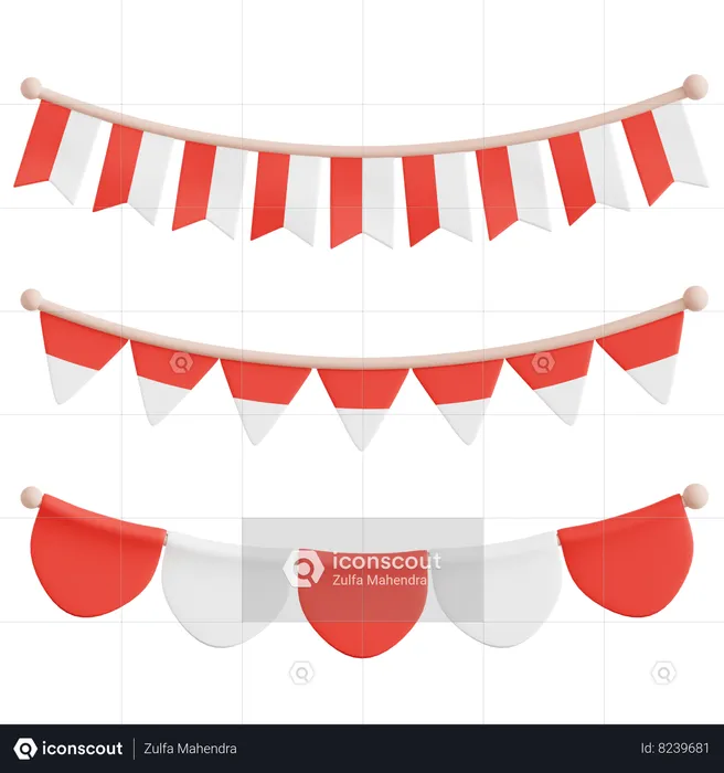 Indonesian Garland  3D Icon