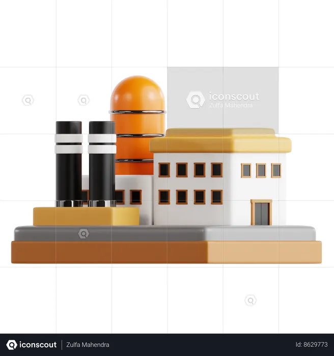 Industry  3D Icon