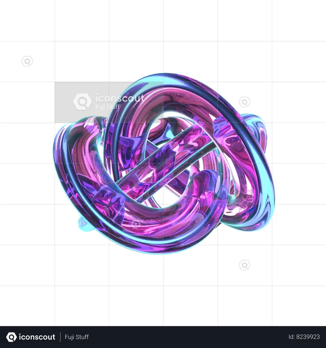 Infinite Abstract Shape  3D Icon
