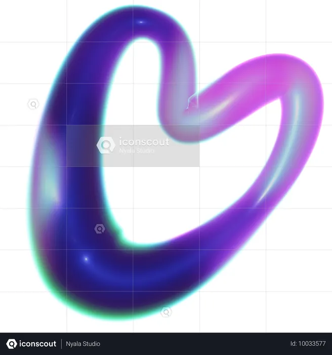 Infinite Abstract Shape  3D Icon