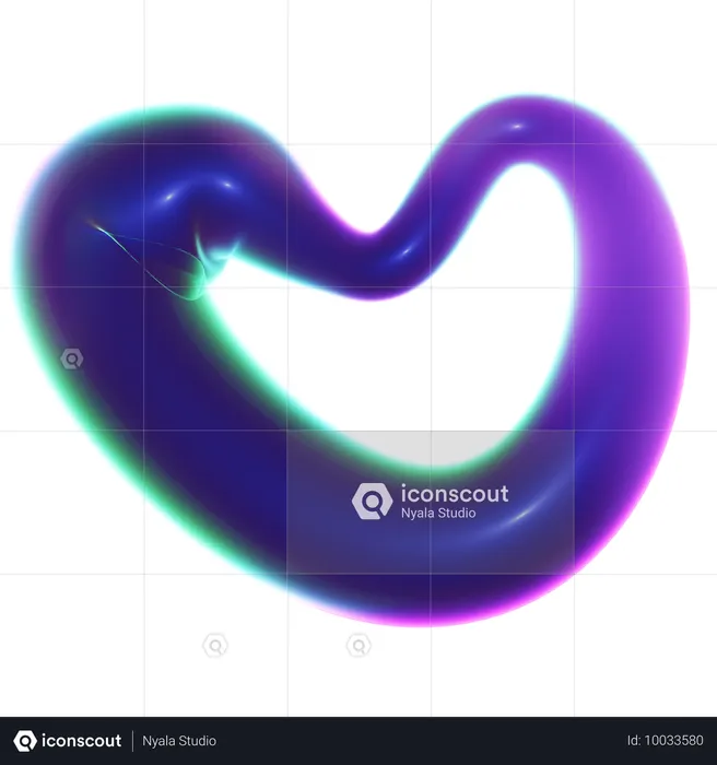 Infinite Abstract Shape  3D Icon