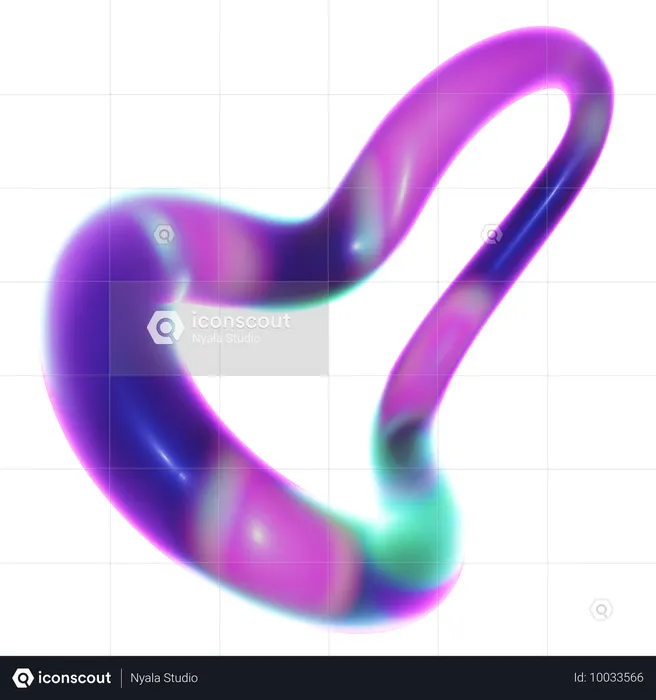 Infinite Abstract Shape  3D Icon