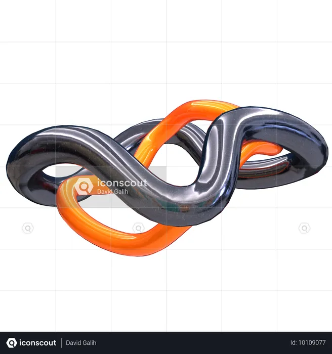 Infinite Metallic Twist  3D Icon