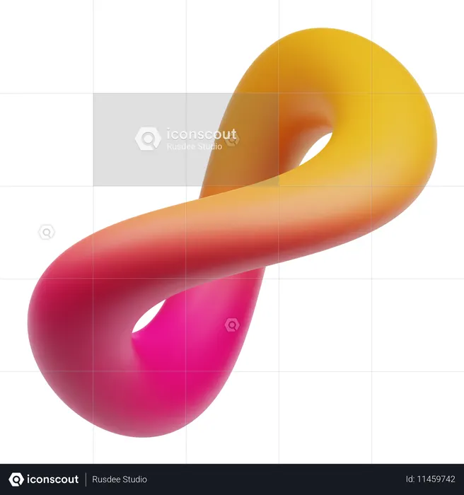 Infinity Abstract  3D Icon