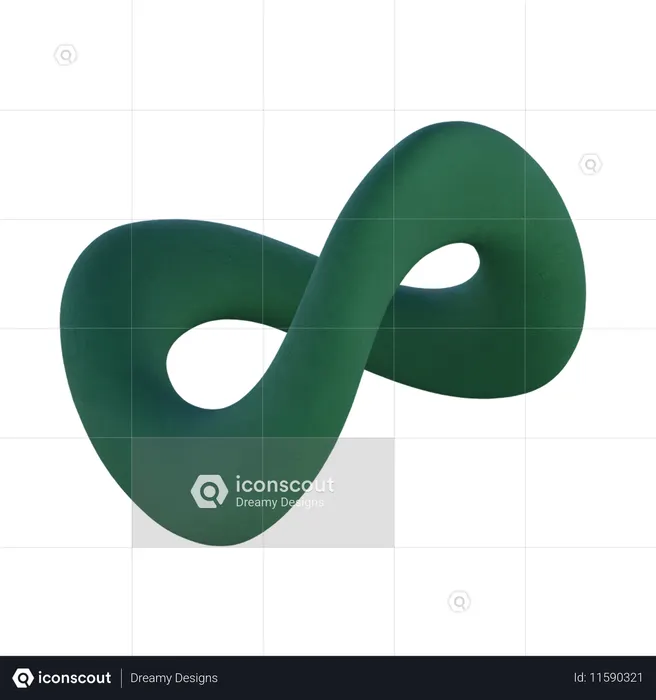 Infinity Shape  3D Icon