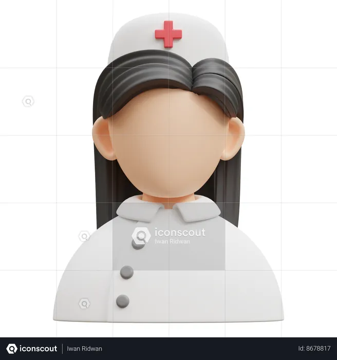 Infirmière  3D Icon