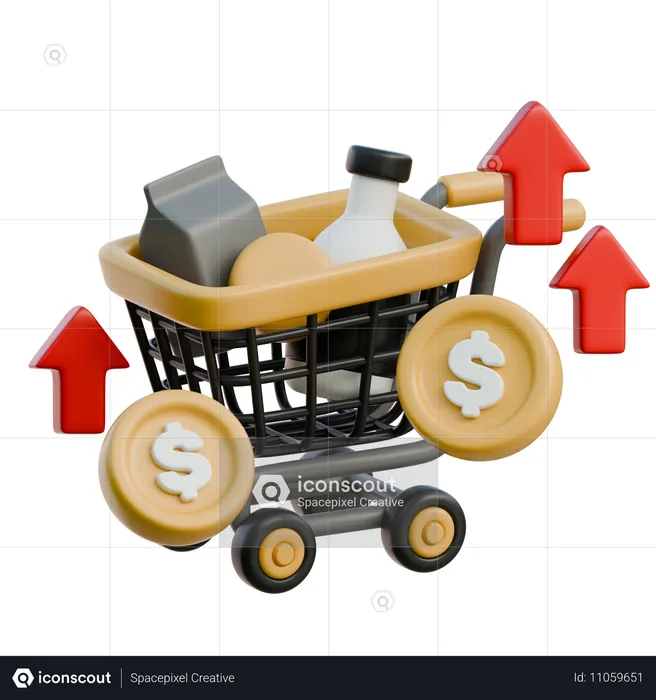 Inflación  3D Icon