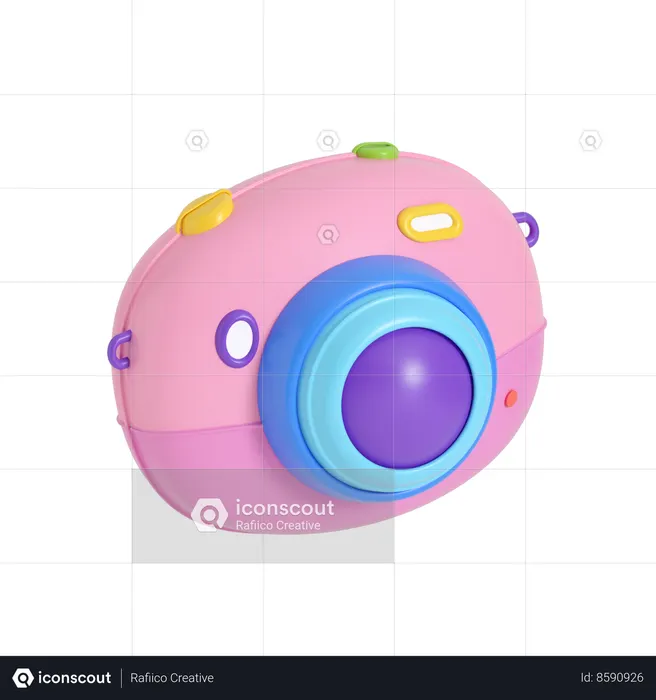 Inflatable Camera  3D Icon