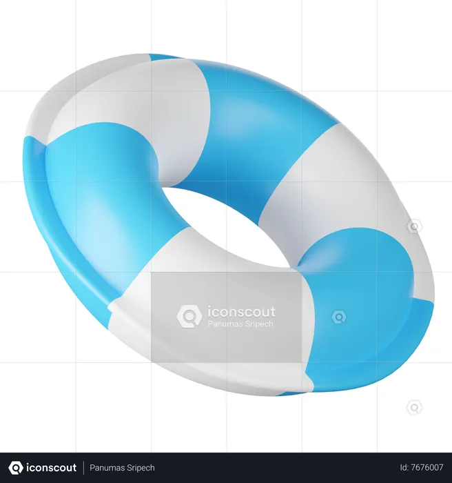 INFLATABLE RING  3D Icon