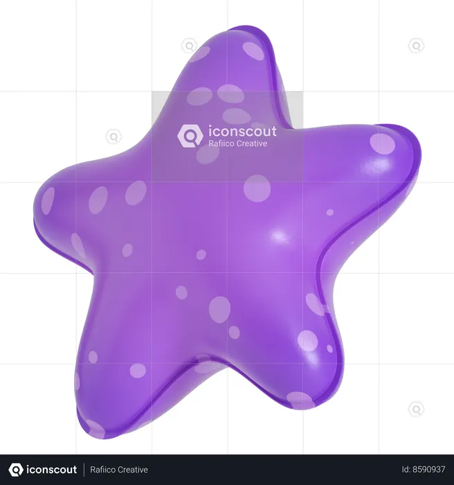 Inflatable Starfish  3D Icon