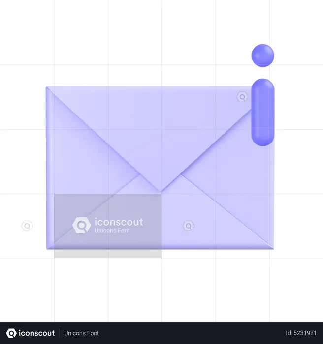 Info Mail  3D Icon