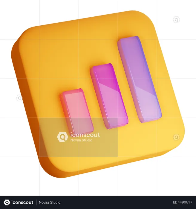 Infographic chart  3D Icon