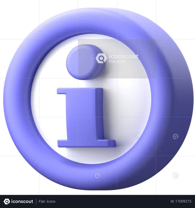 Informações  3D Icon