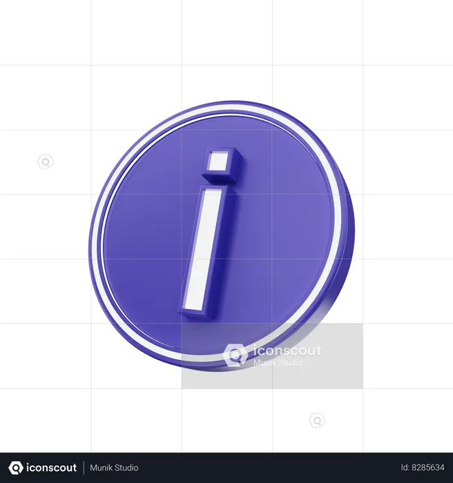 Informações  3D Icon