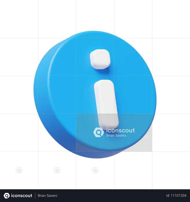 Information  3D Icon