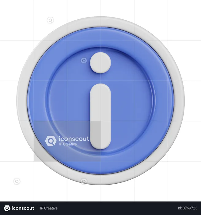 Information  3D Icon