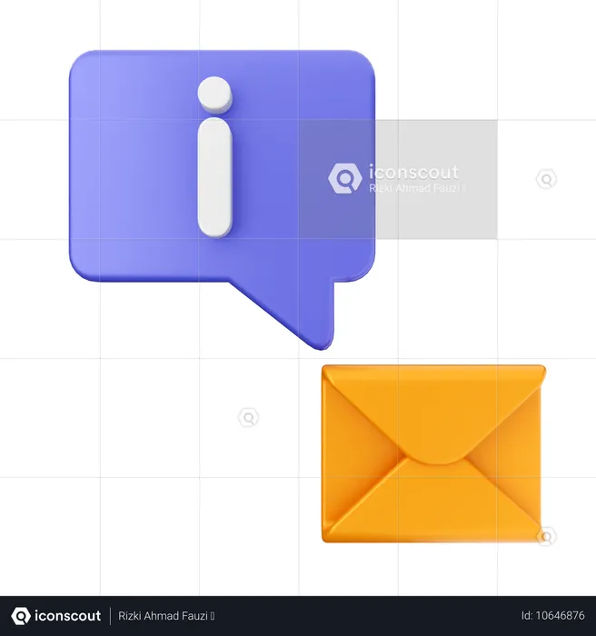 Information Email  3D Icon