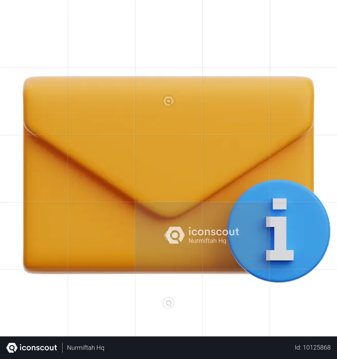 Information Email  3D Icon