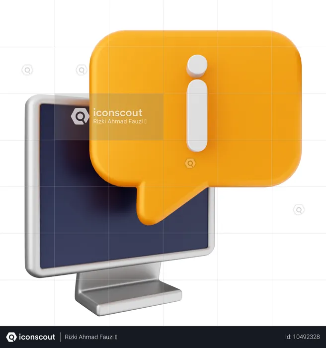 Information Helpdesk  3D Icon