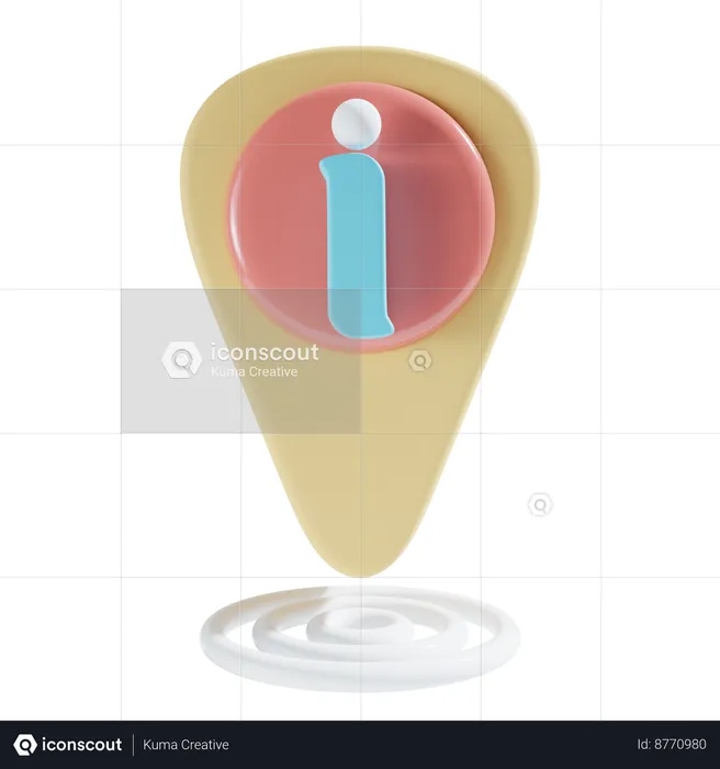 Emplacement des informations  3D Icon