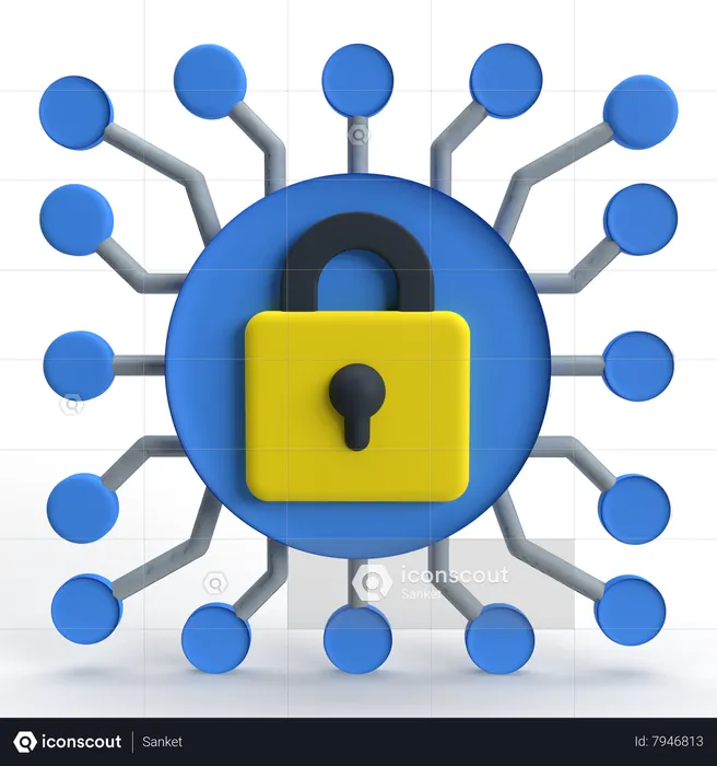 Information Security  3D Icon