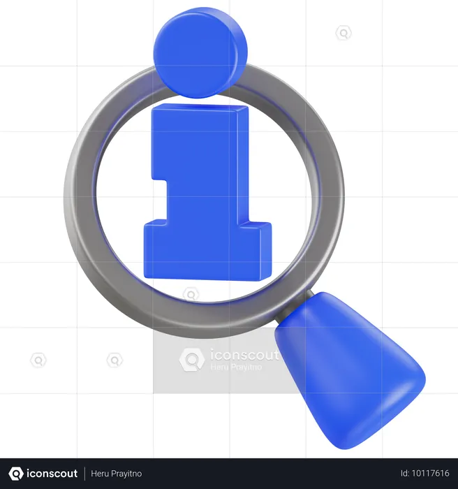 Informationssuche  3D Icon