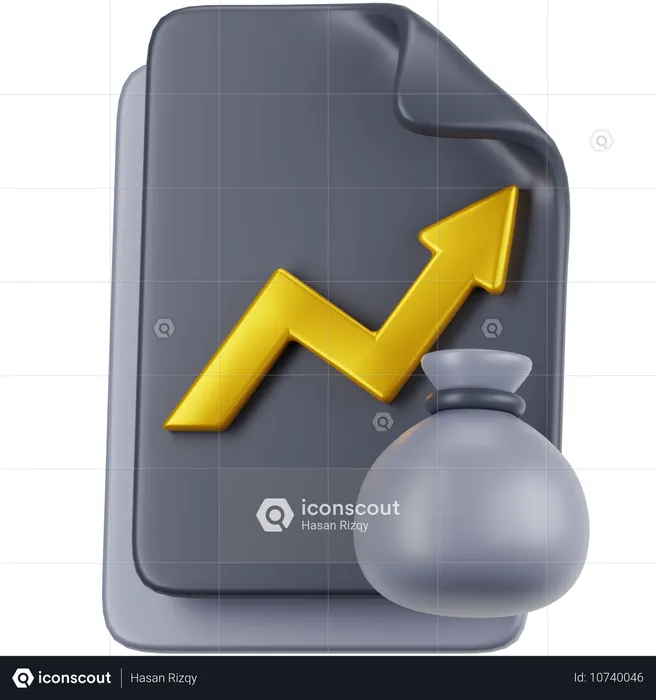 Informe de inversión  3D Icon