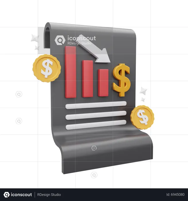 Informe de pérdida  3D Icon
