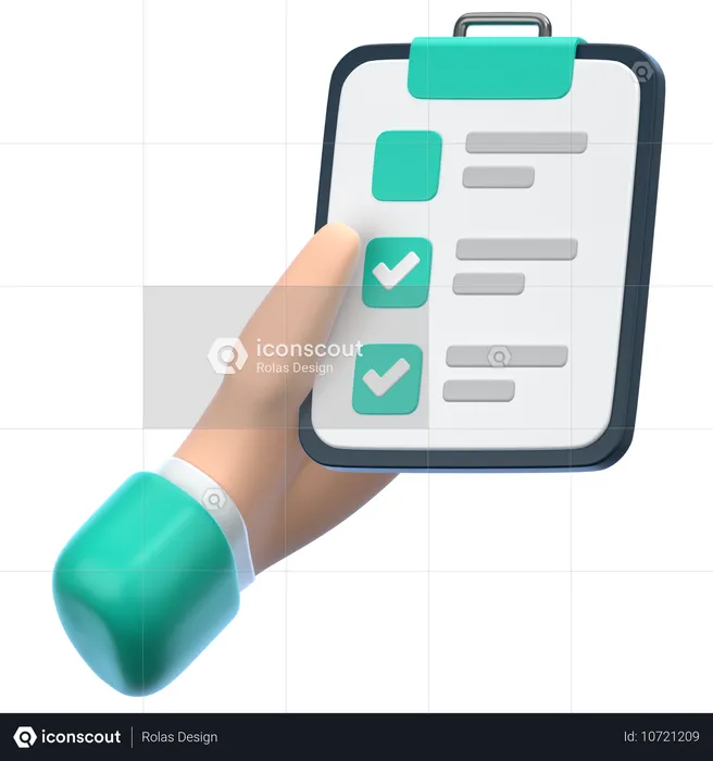 Informe médico  3D Icon