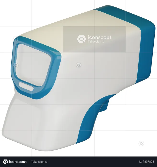 Infrared Thermometer  3D Icon