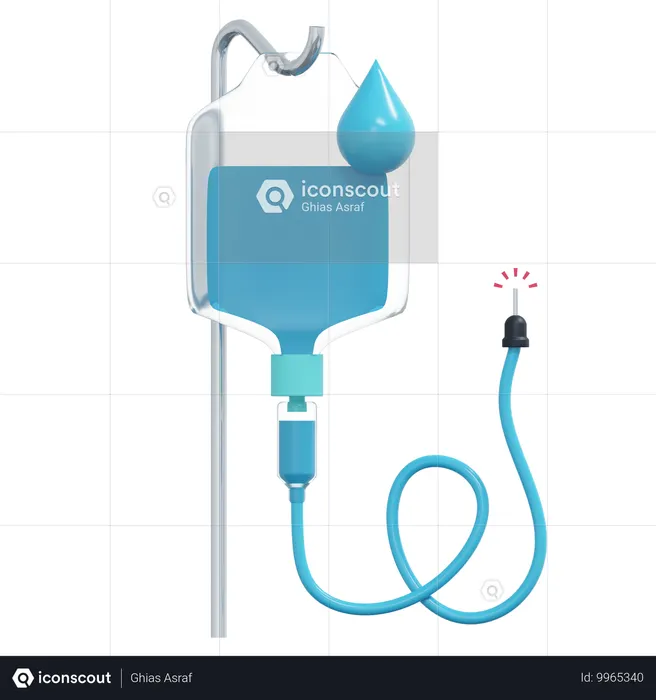 Infusion Bag  3D Icon