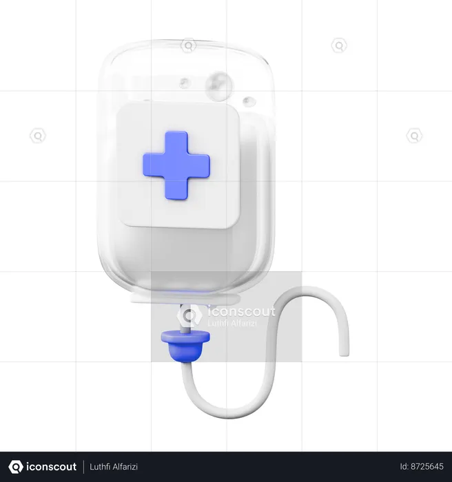 Infusion Bag  3D Icon