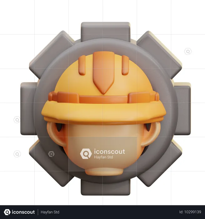 Ingeniería  3D Icon