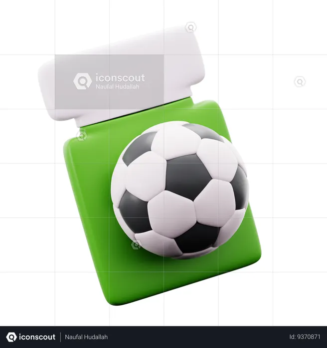 Ingressos de futebol  3D Icon