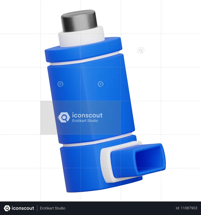 吸入器  3D Icon