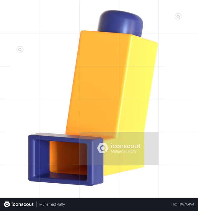 Inhaler  3D Icon