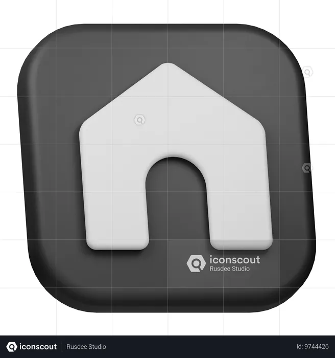 Hogar  3D Icon