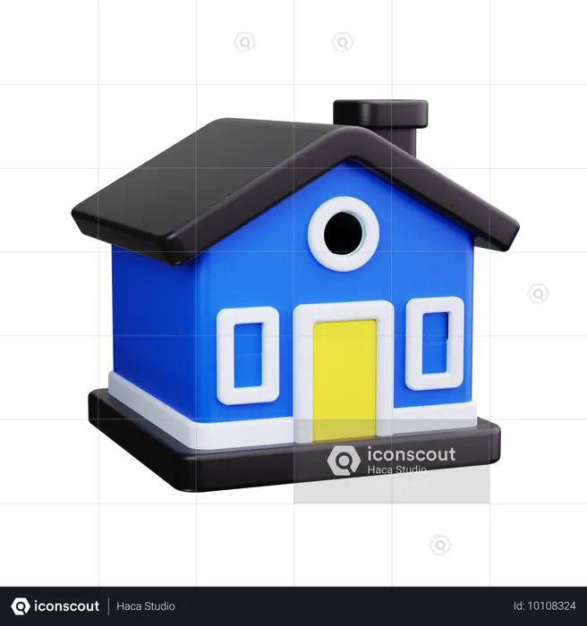 Hogar  3D Icon