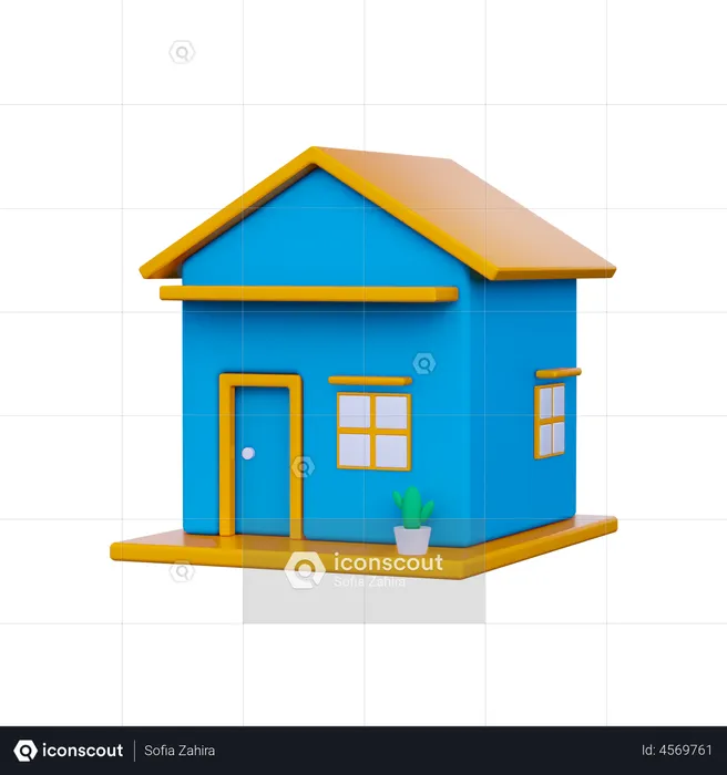 Hogar  3D Illustration