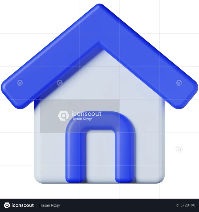 Hogar  3D Icon