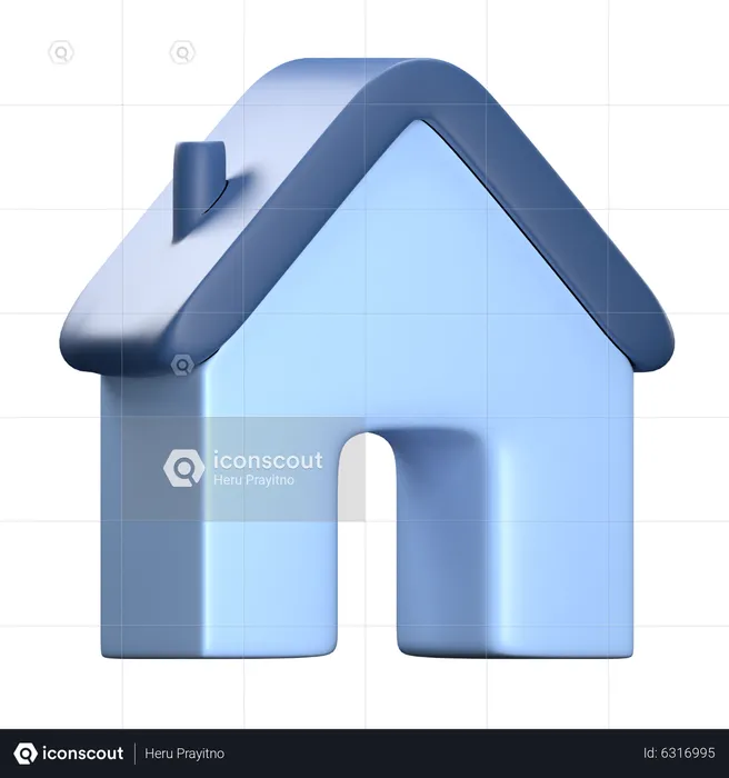 Hogar  3D Icon