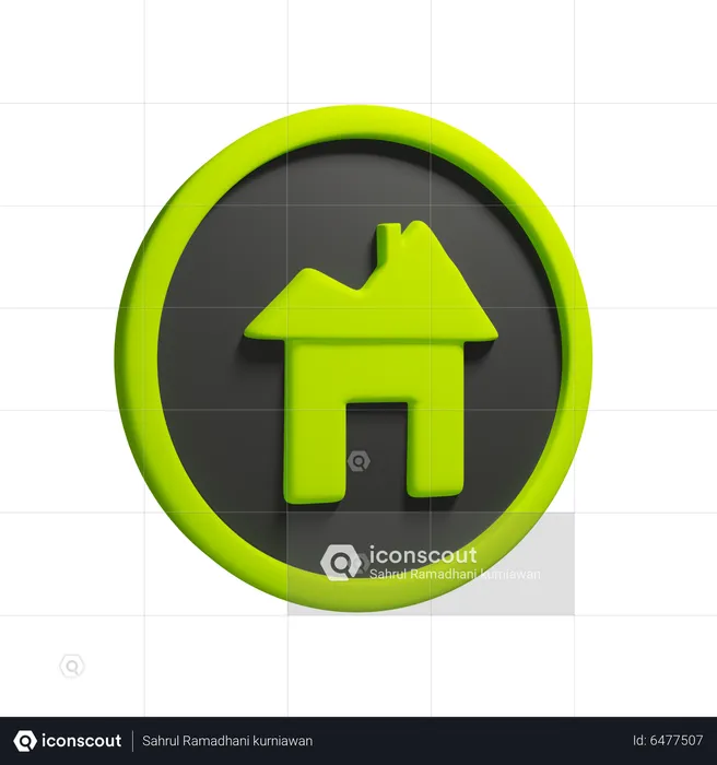 Hogar  3D Icon