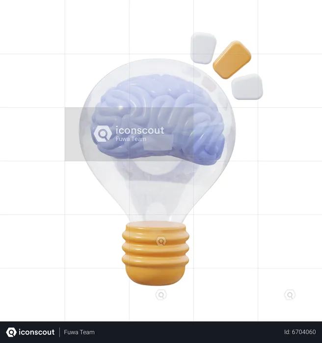 Initiative Idea  3D Icon
