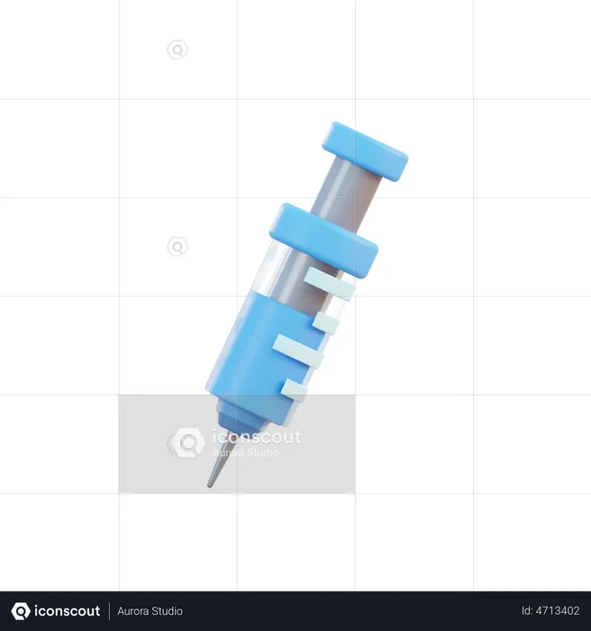 Injection  3D Illustration